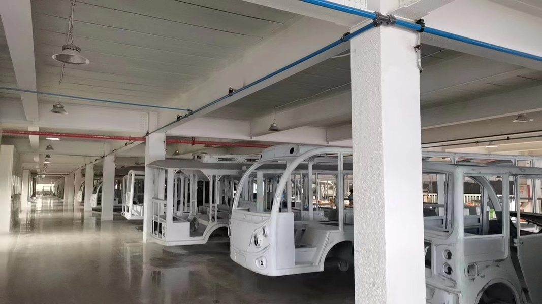 Guangzhou Ruike Electric Vehicle Co,Ltd línea de producción del fabricante